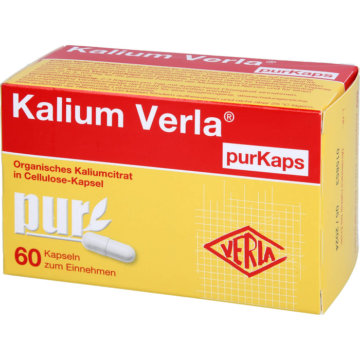 Kalium Verla  purKaps, Cellulose-Kapseln, 60 St. Kapseln