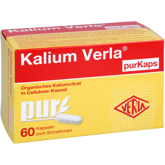 Kalium Verla  purKaps, Cellulose-Kapseln, 60 St. Kapseln