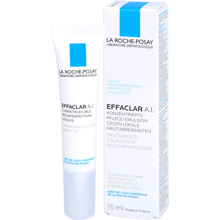 La Roche-Posay Effaclar A.I. konzentrierte Pflege-Emulsion gegen lokale Hautunreinheiten, 15 ml Creme