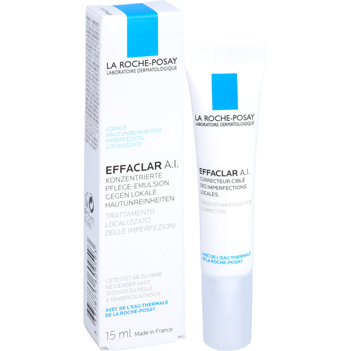 La Roche-Posay Effaclar A.I. konzentrierte Pflege-Emulsion gegen lokale Hautunreinheiten, 15 ml Creme