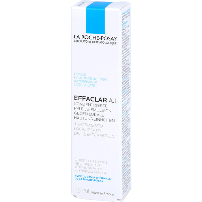 La Roche-Posay Effaclar A.I. konzentrierte Pflege-Emulsion gegen lokale Hautunreinheiten, 15 ml Creme