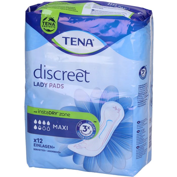 TENA Lady Discreet Maxi Night Inkontinenz Einlagen, 72 St. Einlagen