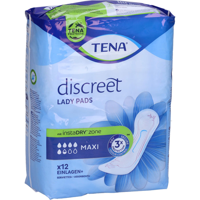 TENA Lady Discreet Maxi Night Inkontinenz Einlagen, 72 St. Einlagen
