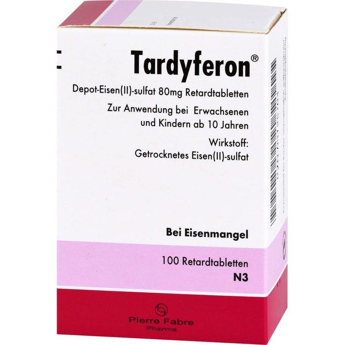 Tardyferon Retardtabletten bei Eisenmangel, 100 St. Kapseln