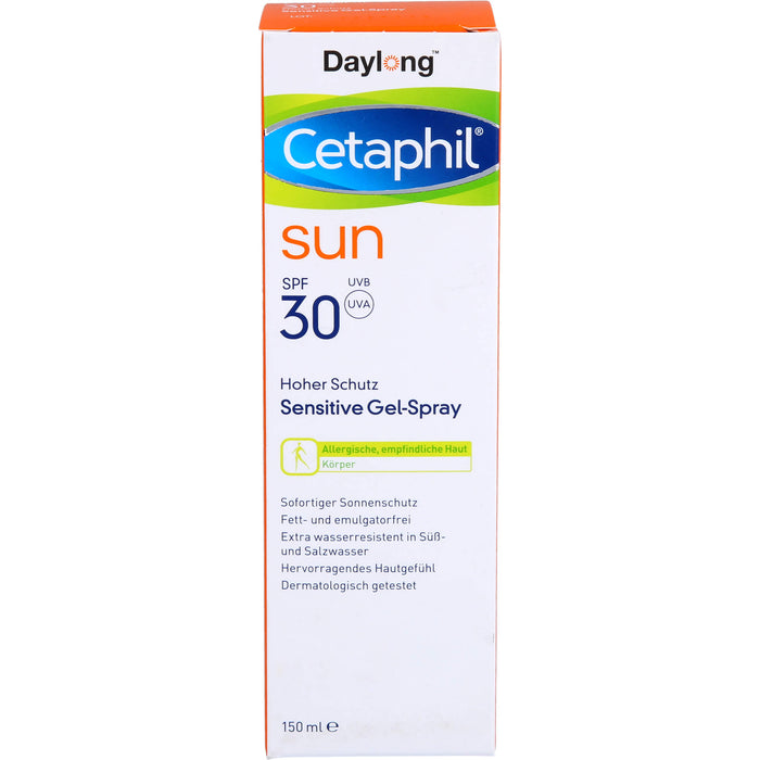 CETAPHIL Sun Daylong SPF30 Sensitive Gel-Spray, 150 ml Lösung