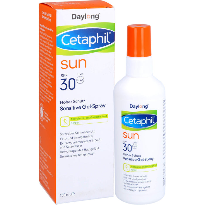 CETAPHIL Sun Daylong SPF30 Sensitive Gel-Spray, 150 ml Lösung