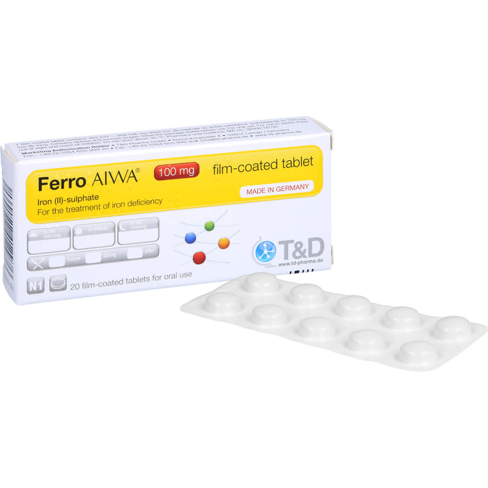 Ferro AIWA 100 mg Filmtablette, 20 St FTA