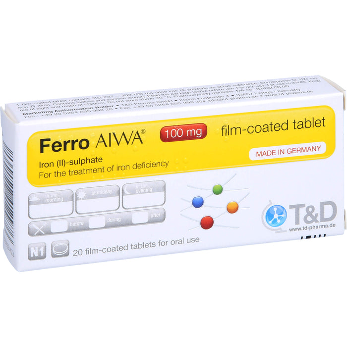 Ferro AIWA 100 mg Filmtablette, 20 St FTA