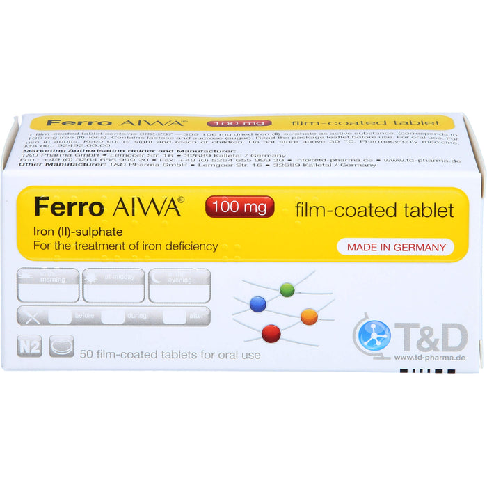 Ferro AIWA 100 mg Filmtablette, 50 St FTA