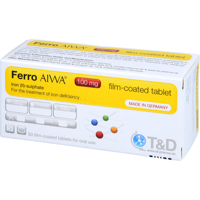 Ferro AIWA 100 mg Filmtablette, 50 St FTA