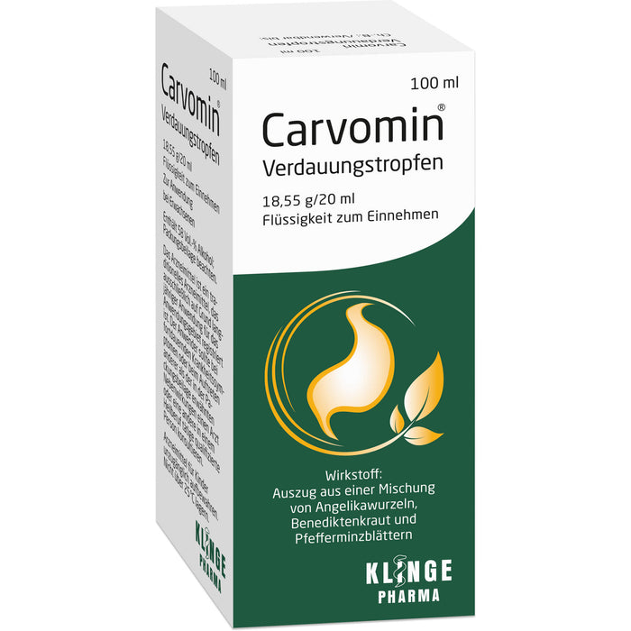 Carvomin® Verdauungstropfen, 18,55 mg/20 ml, Flüssigkeit zum Einnehmen, 2X50 ml FLE