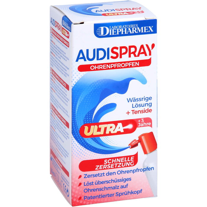 AUDISPRAY ULTRA, Ohrenpfropfen, 20 ml Lösung