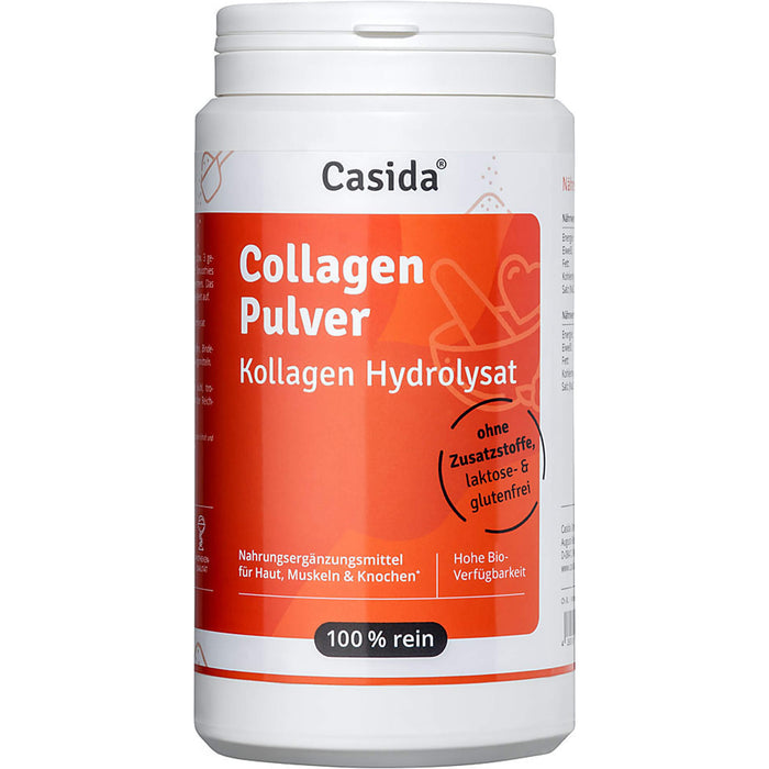 Casida Collagen Pulver Kollagen Hydrolysat, 480 g Pulver