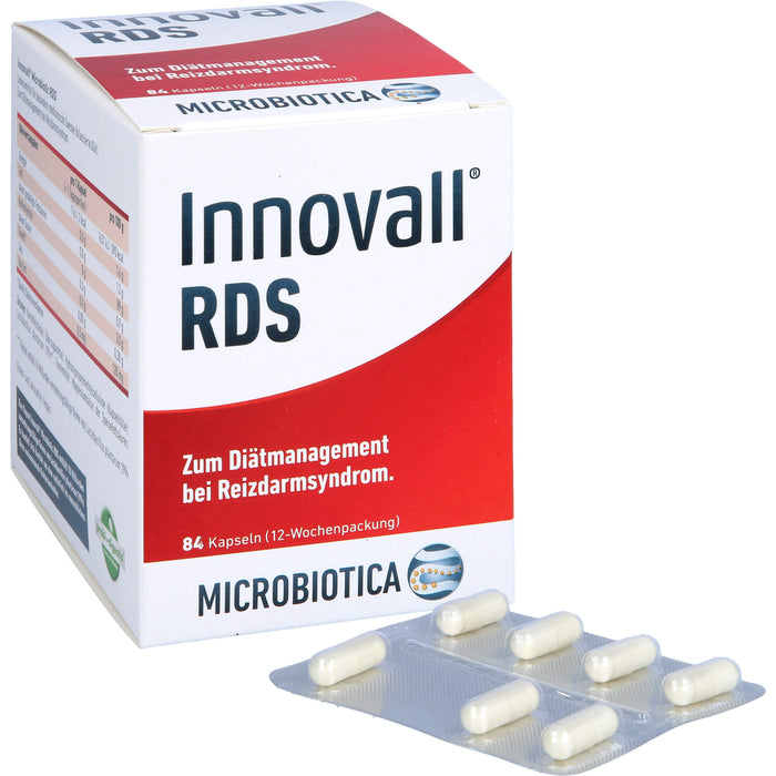 Innovall Microbiotic RDS mit dem spezifischen Bakterienstamm Lactobacillus plantarum, 84 St. Kapseln