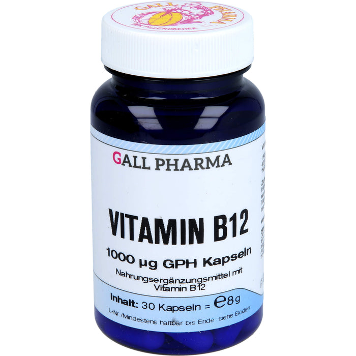 GALL PHARMA Vitamin B12 1000µg GPH Kapseln, 30 St. Kapseln