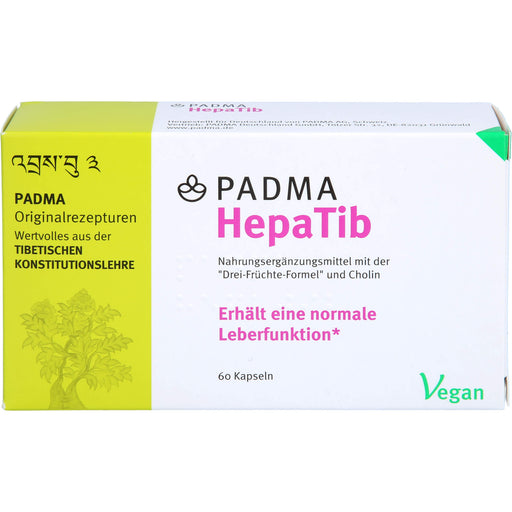 PADMA HepaTib Kapseln für eine normale Leberfunktion, 60 St. Kapseln