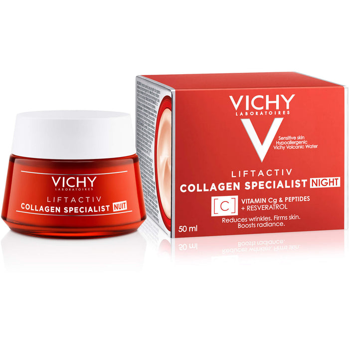 VICHY Liftactiv Collagen Specialist 16 Nachtpflege, 50 ml Creme