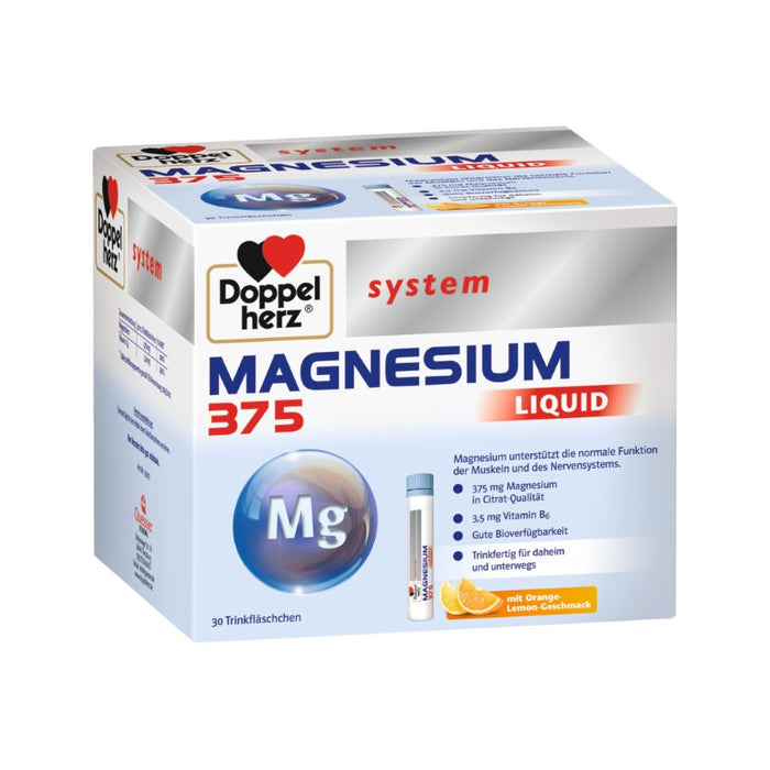 Doppelherz system Magnesium 375 Liquid Trinkfläschchen, 30 St. Flaschen