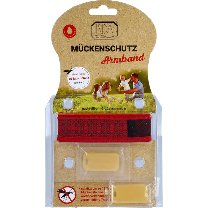 Mückenschutz Armband -rot- KDA, 1 St 