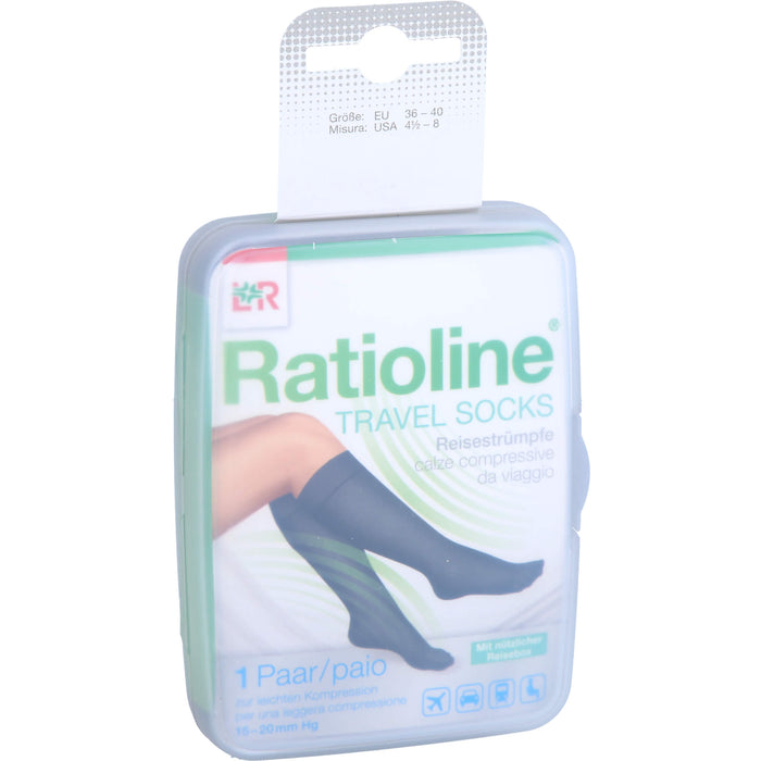 Ratioline Travel Socks Gr. 36-40, 2 St. Socken