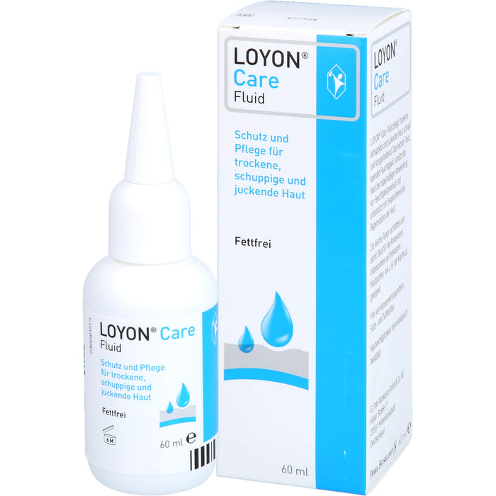 LOYON Care Fluid Schutz und Pflege für trockene, schuppige und juckende Haut, 60 ml Lösung