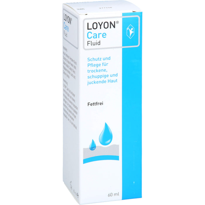 LOYON Care Fluid Schutz und Pflege für trockene, schuppige und juckende Haut, 60 ml Lösung