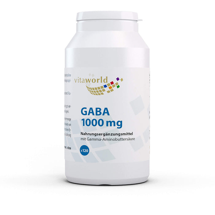Vitaworld GABA 1000 mg Tabletten, 120 St. Tabletten
