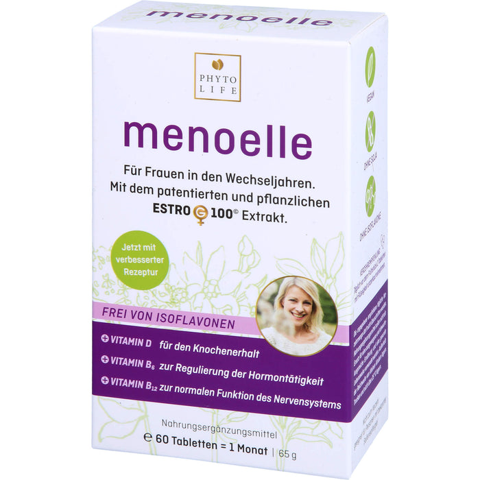 Menoelle Tabletten für Frauen in den Wechseljahren, 60 St. Tabletten