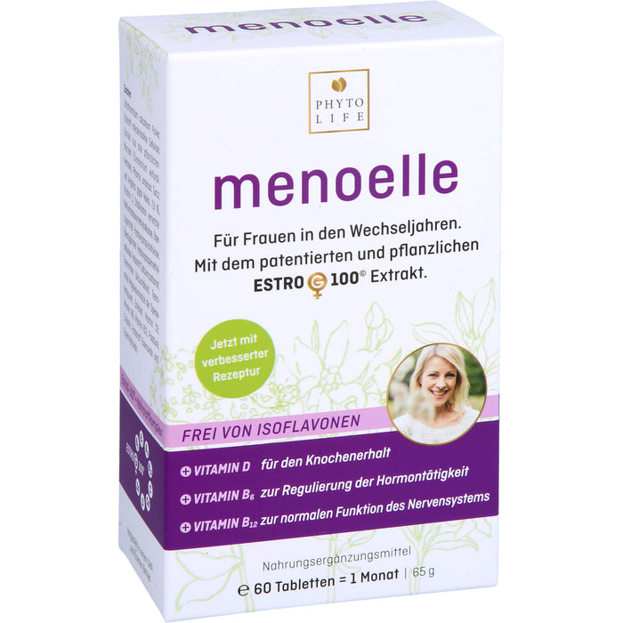 Menoelle Tabletten für Frauen in den Wechseljahren, 60 St. Tabletten
