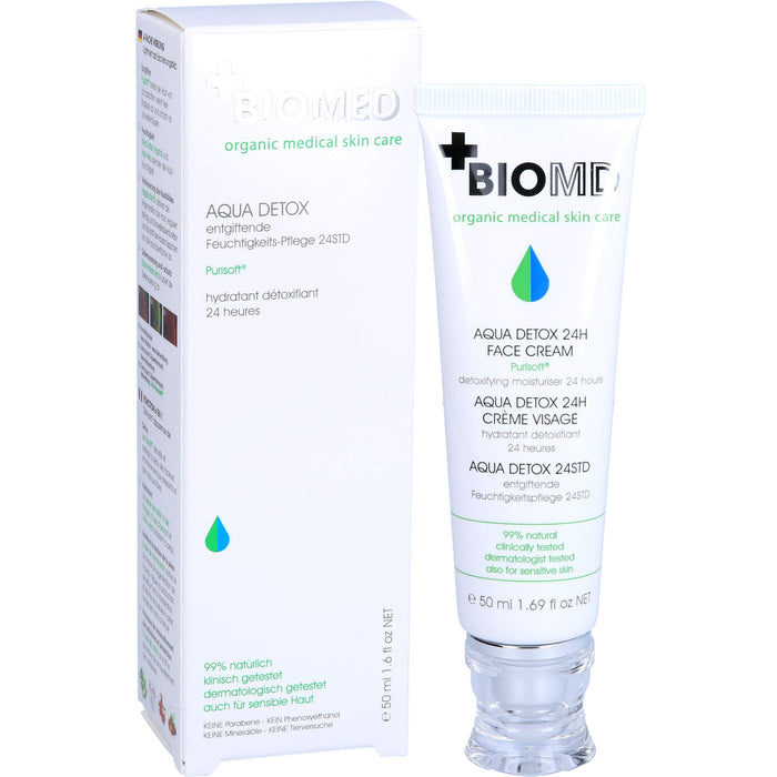 BIOMED Aqua Detox 24h Gesichtscreme, 50 ml CRE