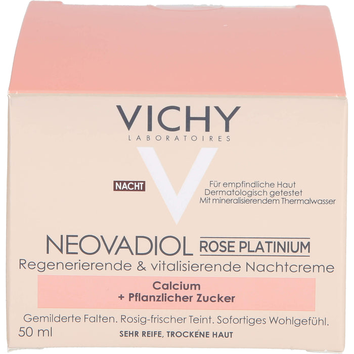 VICHY Neovadiol Rose Platinium Nacht Gesichtscreme, 50 ml Creme
