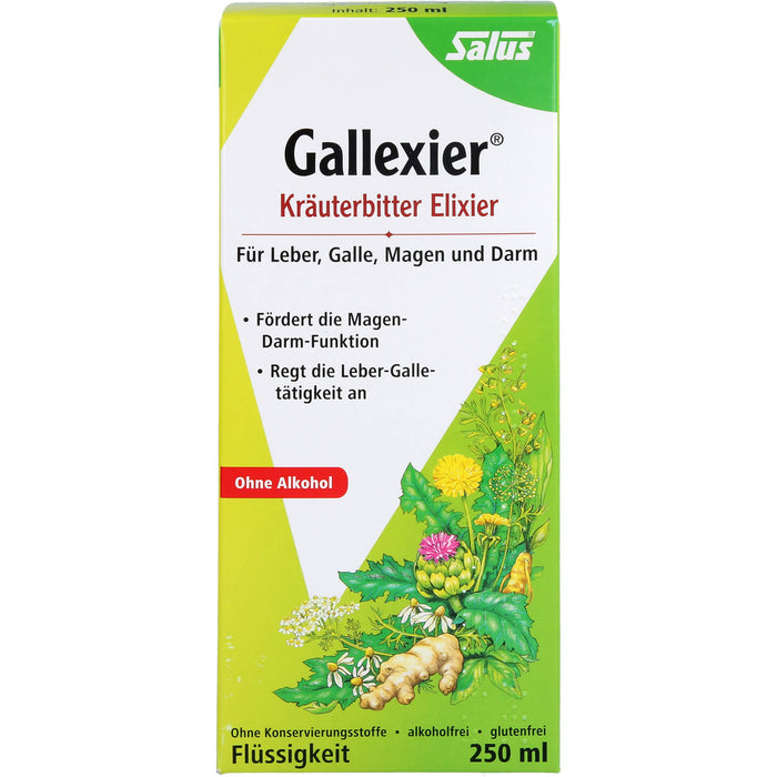 Salus Gallexier Kräuterbitter Elixier, 250 ml Lösung