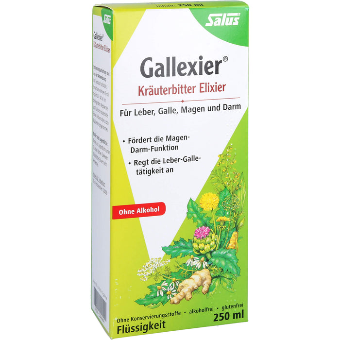 Salus Gallexier Kräuterbitter Elixier, 250 ml Lösung