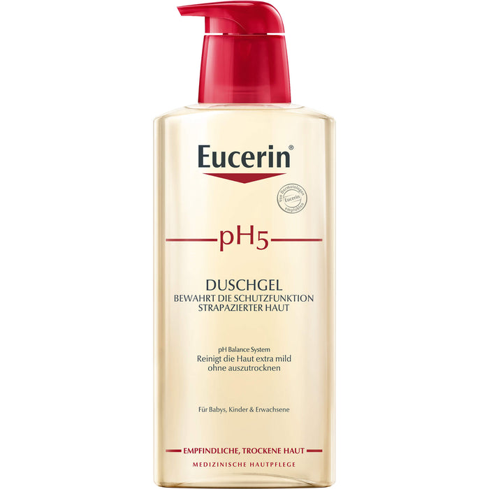 Eucerin pH5 Duschgel für trockene, empfindliche Haut, 400 ml Duschgel