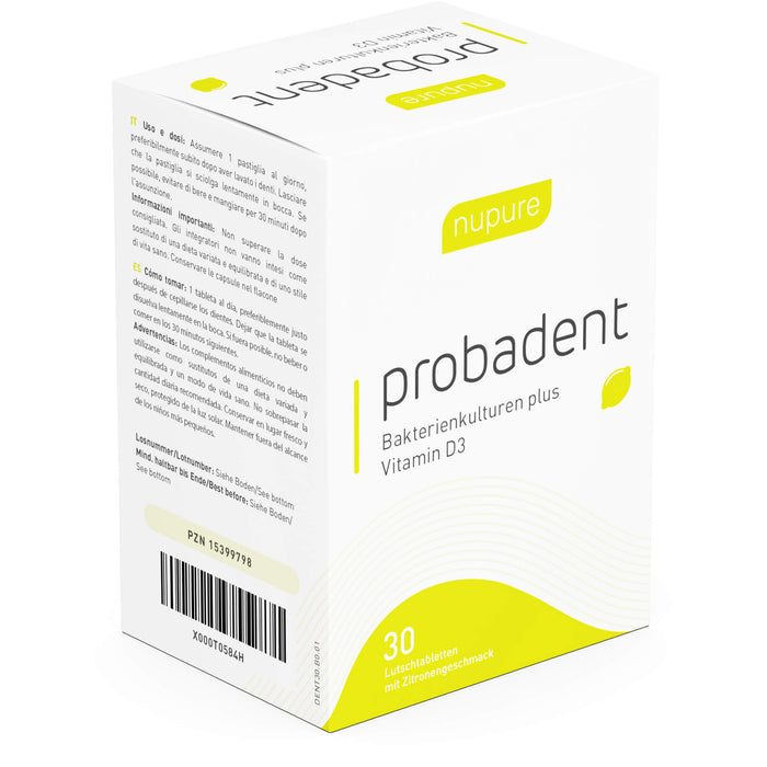 Nupure probadent Lutschtabletten gegen Mundgeruch, 30 St. Tabletten