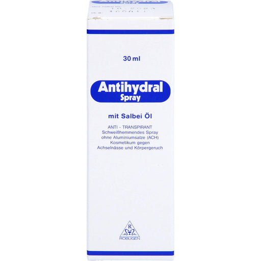 Antihydral Spray mit Salbei-Öl anti-transpirant, 30 ml Lösung
