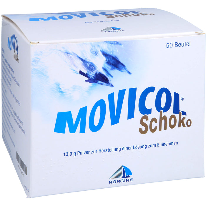 Movicol Pulver mit Schokoladenaroma gegen Verstopfung, 50 St. Beutel