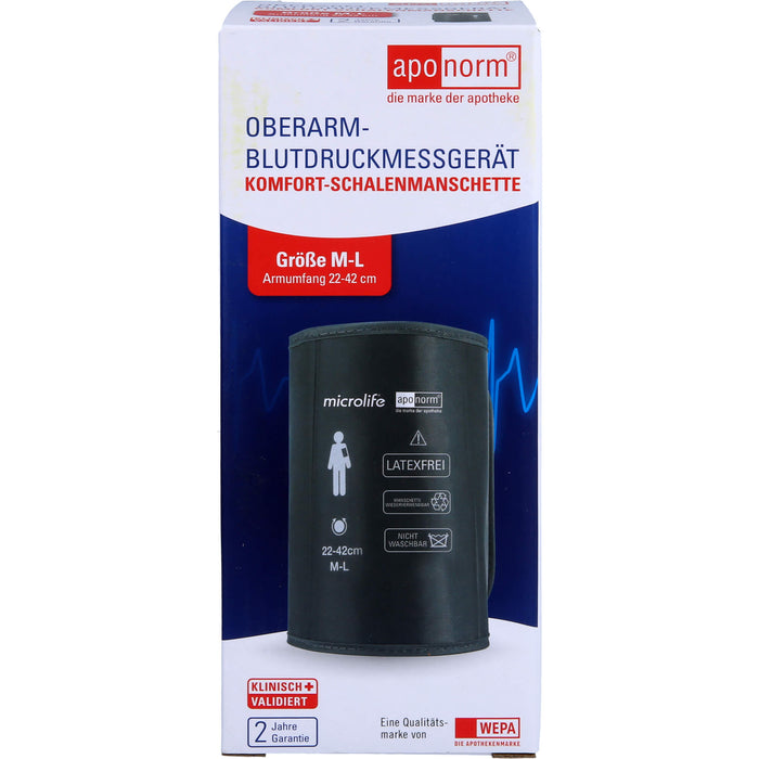 Aponorm Oberarm-Schalenmanschette Gr. M-L 22-42 cm, 1 St 