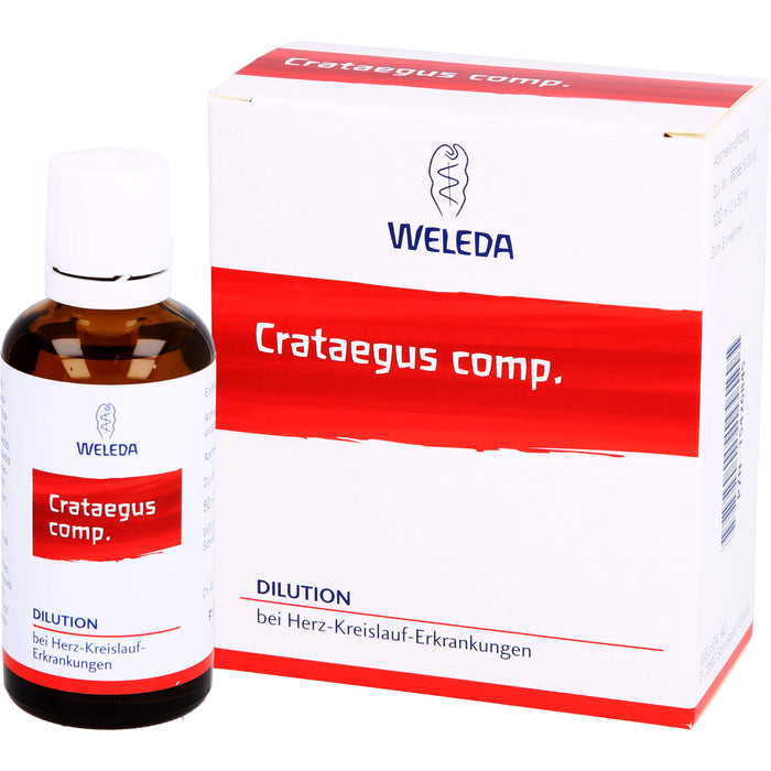 WELEDA Crataegus comp. Dilution bei Erkrankungen des Herz-Kreislaufsystems, 100 ml Lösung