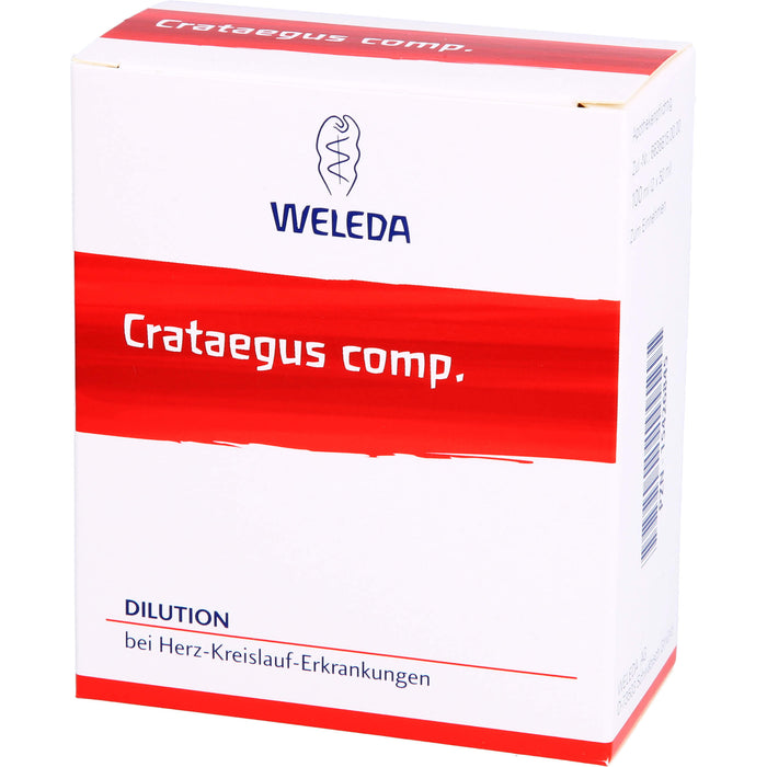 WELEDA Crataegus comp. Dilution bei Erkrankungen des Herz-Kreislaufsystems, 100 ml Lösung