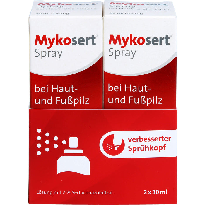 Mykosert® Spray bei Haut- und Fußpilz, 60 ml Lösung