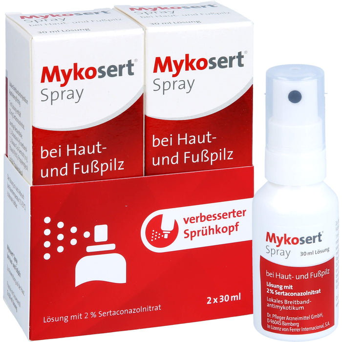 Mykosert® Spray bei Haut- und Fußpilz, 60 ml Lösung