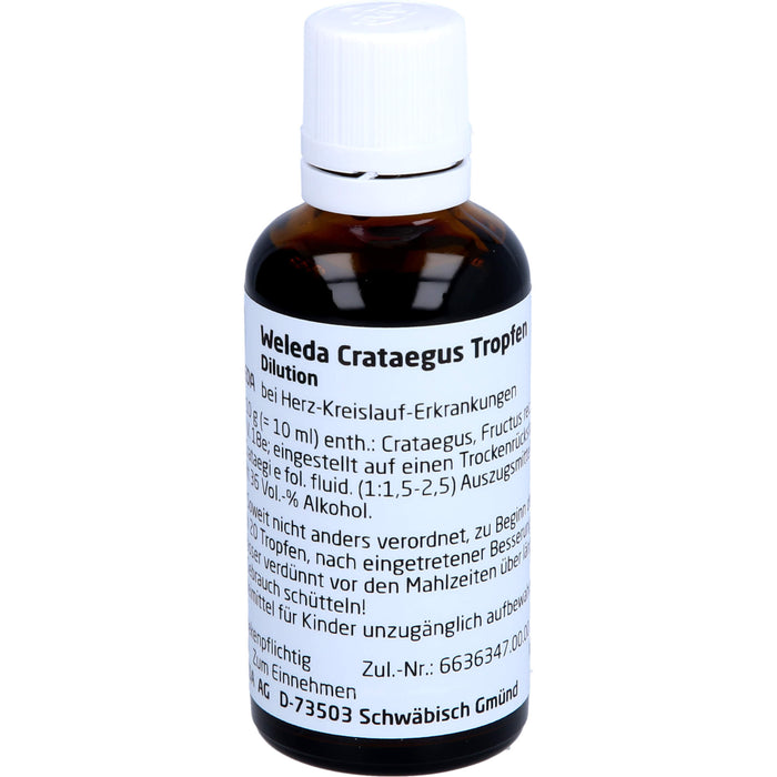 Weleda Crataegus Tropfen, 50 ml MIS