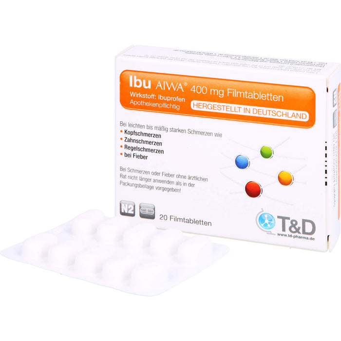 Ibu AIWA 400 mg Filmtabletten, 20 St FTA