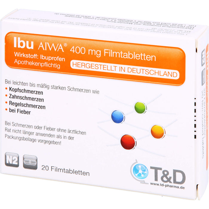 Ibu AIWA 400 mg Filmtabletten, 20 St FTA