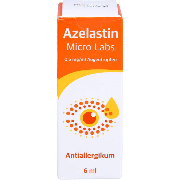 Azelastin Micro Labs 0,5 mg/ml Augentropfen, 6 ml Lösung