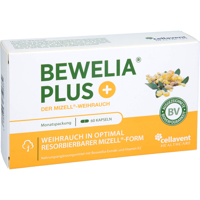 Bewelia Plus Weihrauchkapseln mit Vitamin K2, 60 St. Kapseln