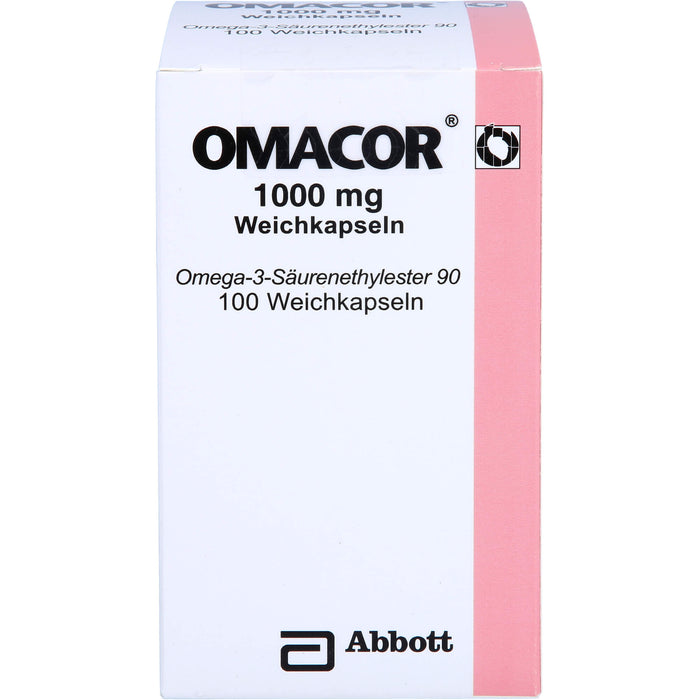 Omacor 1000 mg Weichkapseln, 100 St. Kapseln