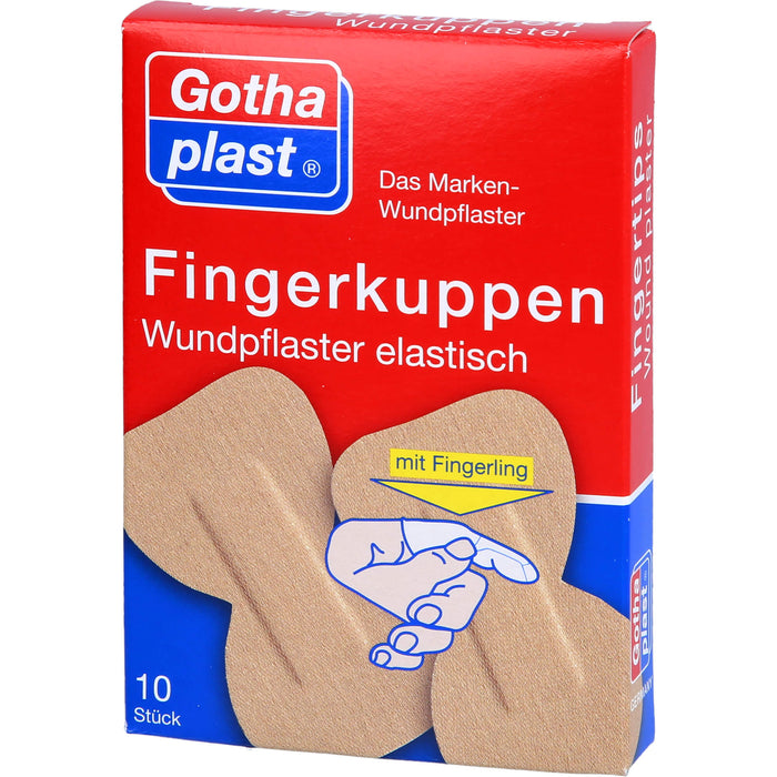 Gothaplast Fingerkuppenwundpfl elast 2Gr m Fingerl, 10 St PFL
