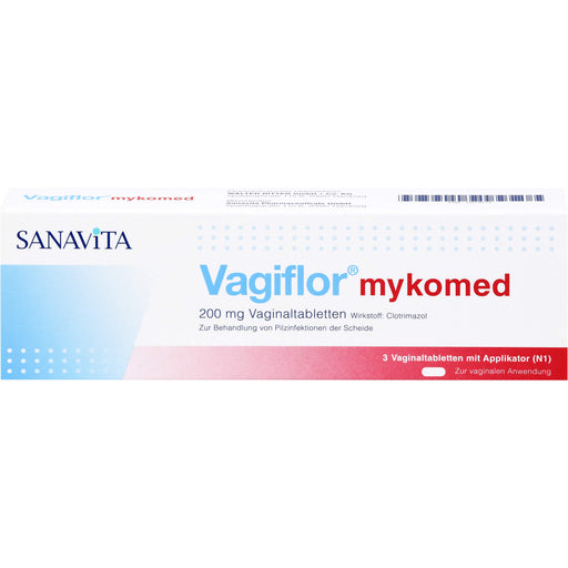 Vagiflor mykomed 200 mg Vaginaltabletten bei Pilzinfektionen der Scheide, 3 St. Tabletten